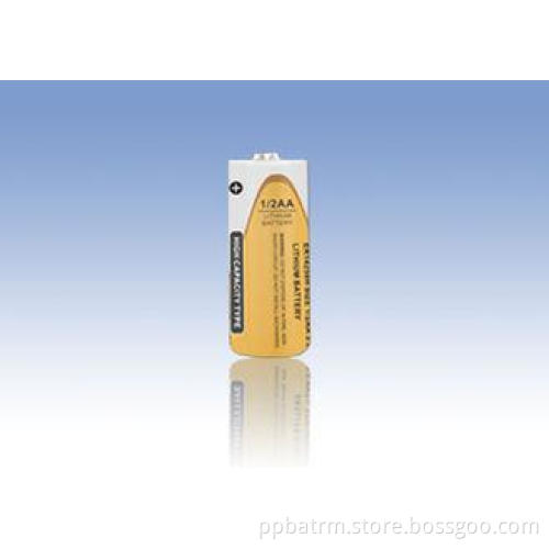 3.6V/1200mAh Lithium cylindrical li - socl2 batteries 1/2
